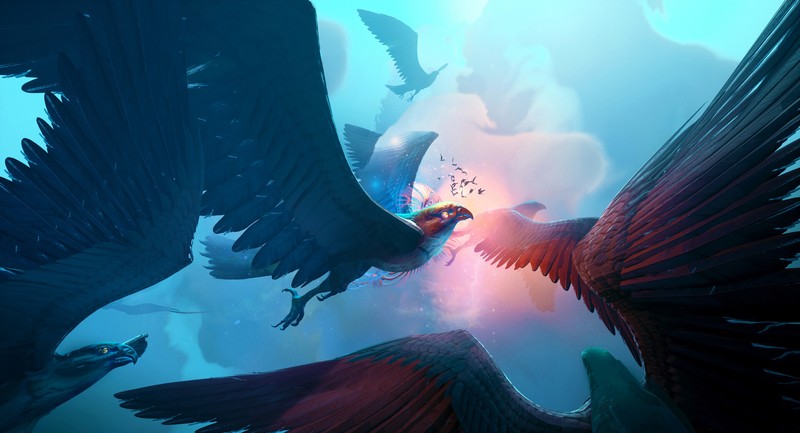 eagle, artist, artwork, digital art, hd, 4k, artstation