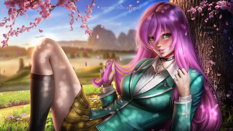 anime girl, anime, artist, artwork, digital art, hd, deviantart