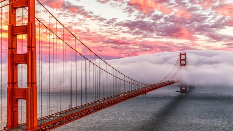 golden gate bridge, morning, photography, hd, 4k