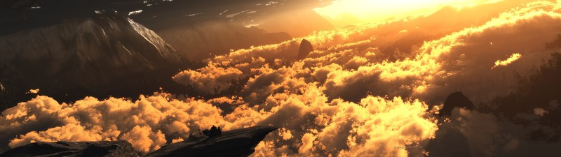 clouds, artist, artwork, digital art, hd, 4k