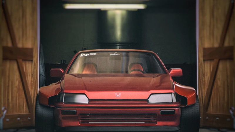 honda, cars, hd, artstation