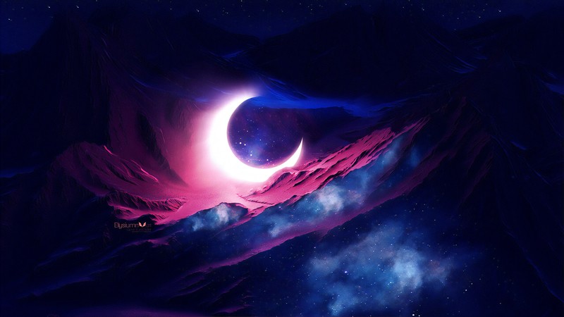 moon, artist, artwork, digital art, hd, 4k, deviantart