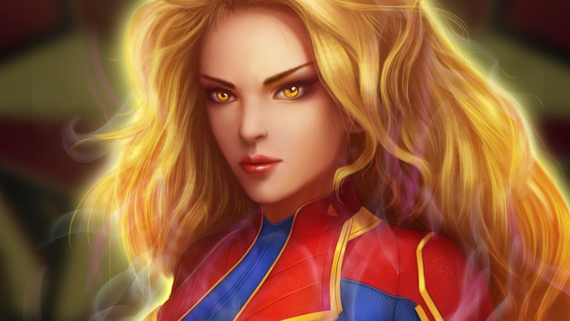 captain marvel, superheroes, hd, marvel, 4k, artstation