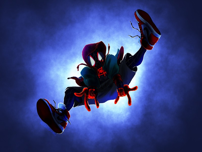 spiderman into the spider verse, spiderman, superheroes, artist, artwork, digital art, hd, 4k, deviantart