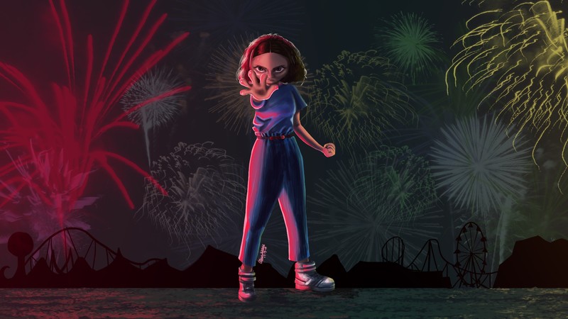 eleven stranger things, stranger things, tv shows, hd, 4k, artist, artwork, digital art, behance