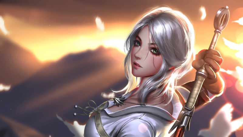 ciri, the witcher 3, games, ps4 games, xbox games, pc games, hd, 4k, deviantart