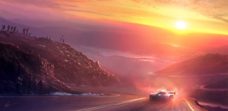 racing, artist, artwork, digital art, hd, 4k, deviantart