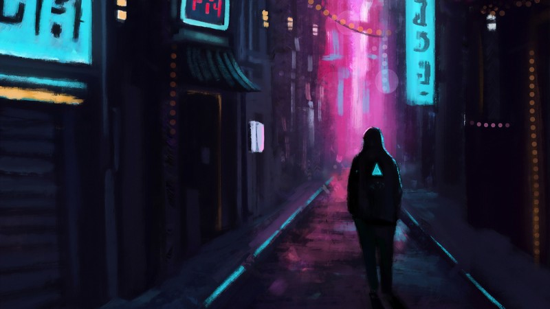 alone, deviantart, artist, artwork, digital art, hd, 4k