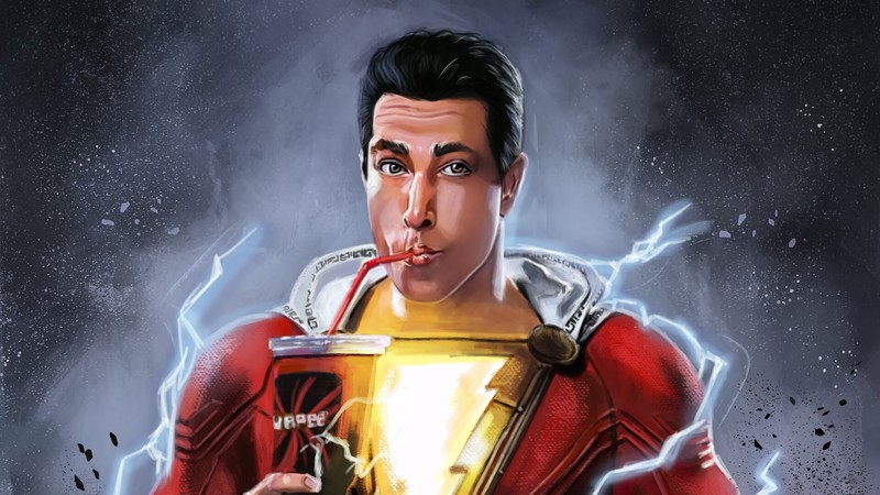 shazam, hd, 4k, superheroes, artwork, digital art, artist, artstation
