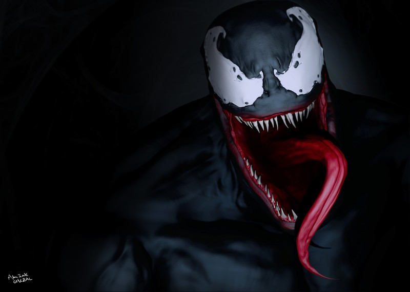 venom, hd, 4k, superheroes, behance, digital art, artwork