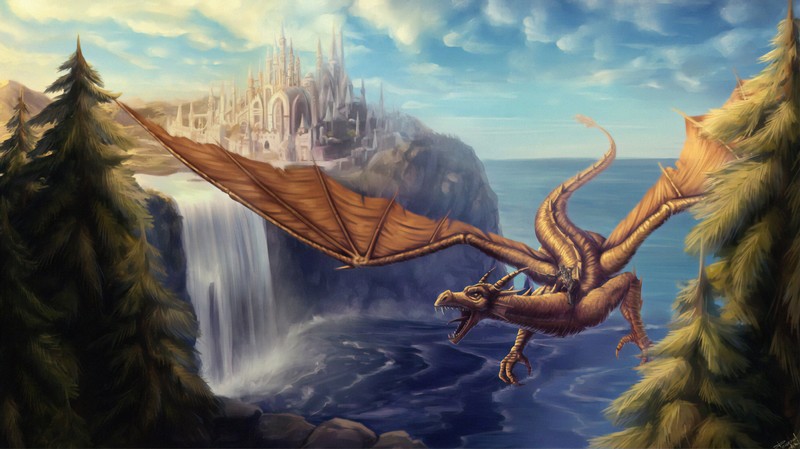 dragon, artist, artwork, digital art, hd, 4k, deviantart