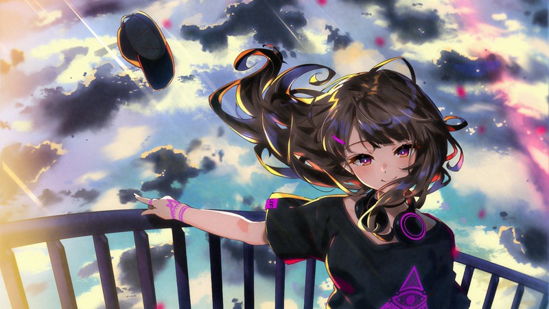anime girl, anime, artist, artwork, digital art, hd, 4k
