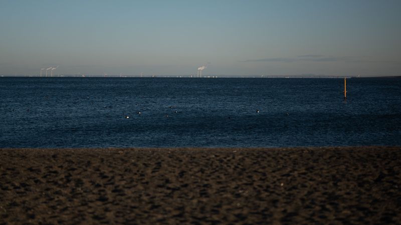 beach, sea, coast, sand, water, 4k