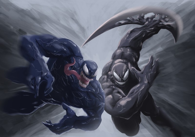 venom, hd, 4k, superheroes, artstation, digital art, artwork