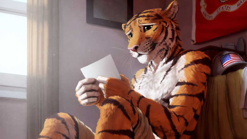 artist, artwork, digital art, hd, 4k, lion, alone, love, deviantart