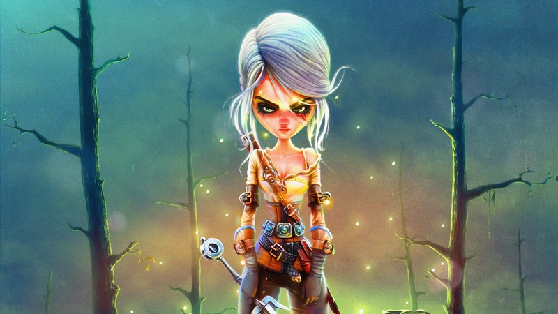 ciri, the witcher 3, games, ps4 games, xbox games, pc games, hd, 4k, behance