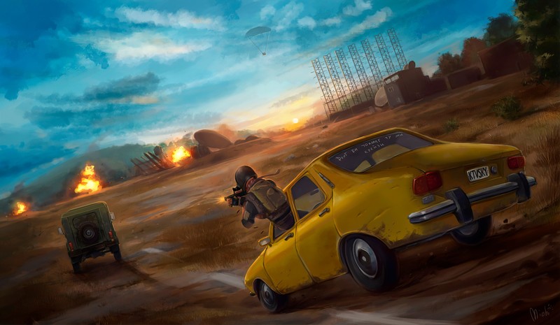 pubg, playerunknowns battlegrounds, 2019 games, games, hd, 4k, artstation