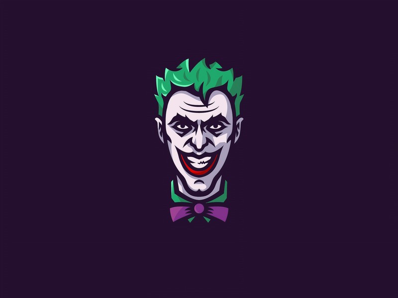 joker, superheroes, minimalism, minimalist, artist, artwork, digital art, hd, dribbble