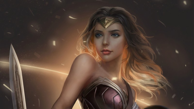 wonder woman, hd, 4k, superheroes, artwork, digital art, artstation