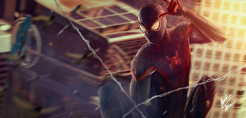 spiderman, hd, 4k, superheroes, artwork, digital art, art, artstation