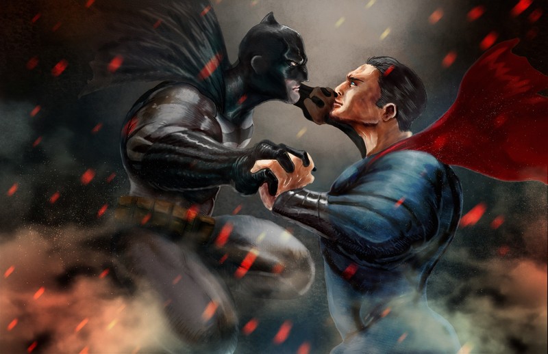 batman, superman, hd, 4k, superheroes, artwork, digital art
