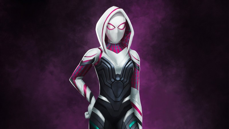 gwen stacy, hd, 4k, artwork, digital art, superheroes, artstation