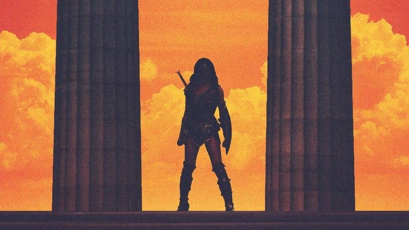 wonder woman, superheroes, hd, 4k, poster