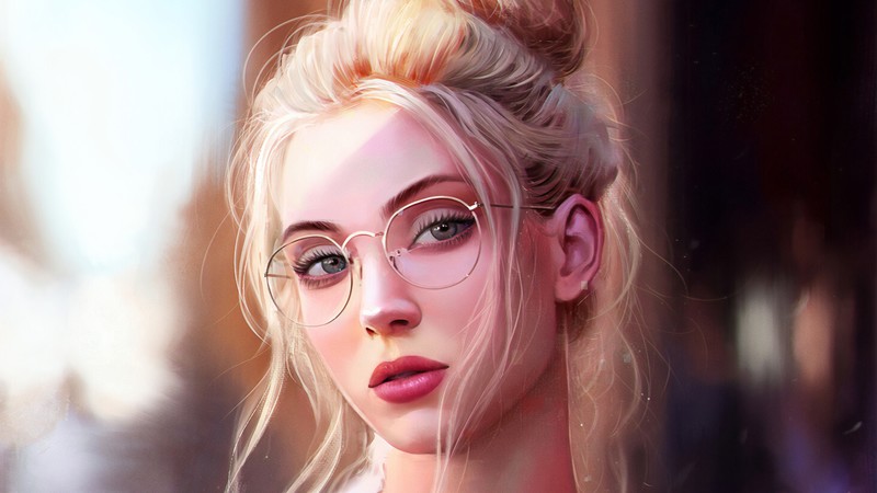 girls, portrait, artist, artwork, digital art, hd, 4k, artstation