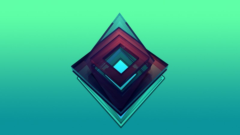 justin maller, facet, abstract, hd, artist, artwork, digital art