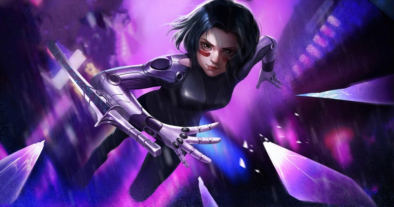 alita battle angel, artist, hd, artwork, 4k, artstation