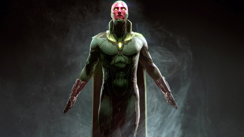 vision, superheroes, marvel, hd, artstation, 4k