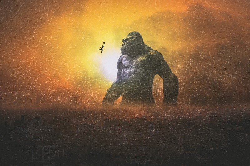 king kong, movies, hd, 4k, behance
