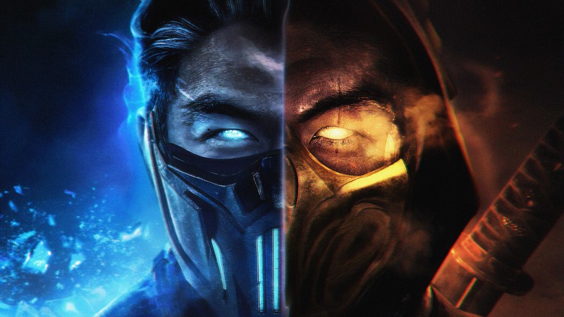 sub zero, scorpion, mortal kombat, games, hd, deviantart, 4k