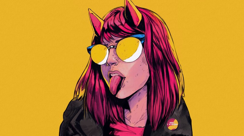 artist, artwork, digital art, hd, 4k, yellow