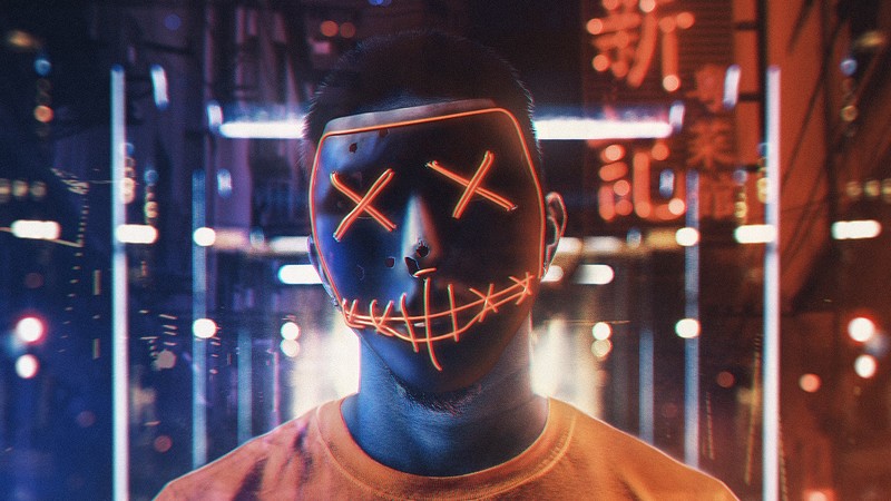 mask, photography, hd