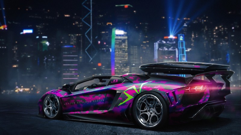 lamborghini aventador, lamborghini, cars, hd, 4k, artist, artwork, digital art, artstation