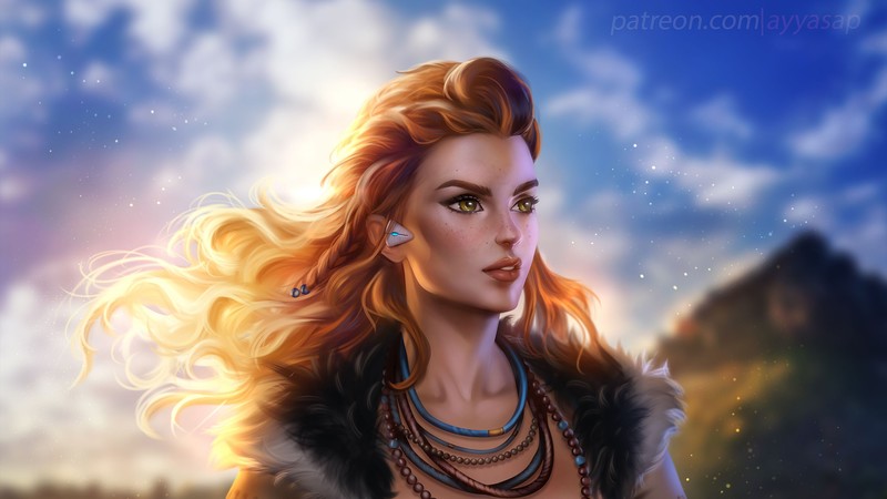 aloy, horizon zero dawn, games, pc games, xbox games, ps games, hd, deviantart