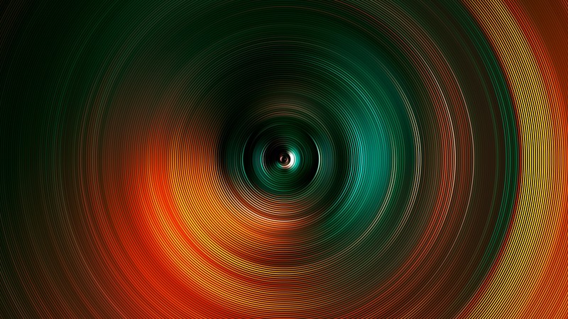 spiral, abstract, digital art, hd