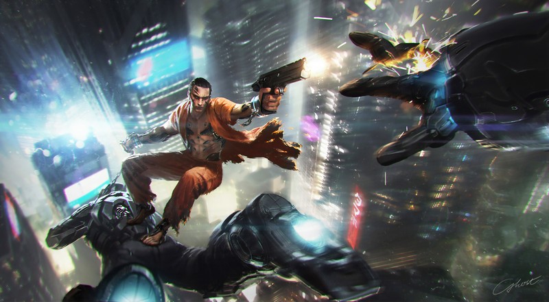 police, artist, artwork, digital art, hd, artstation, 4k