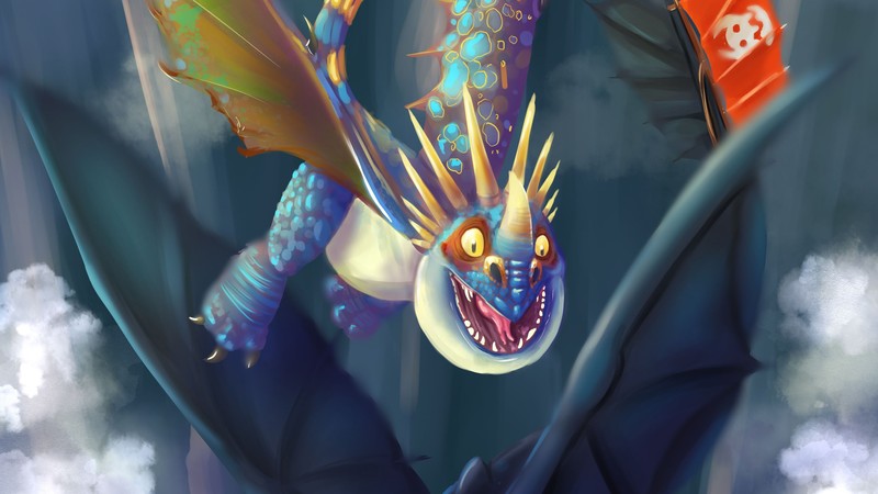how to train your dragon, night fury, artist, artwork, digital art, hd