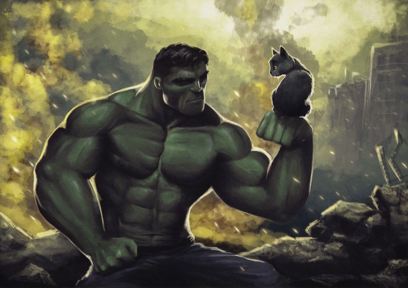 hulk, hd, 4k, superheroes, digital art, artwork