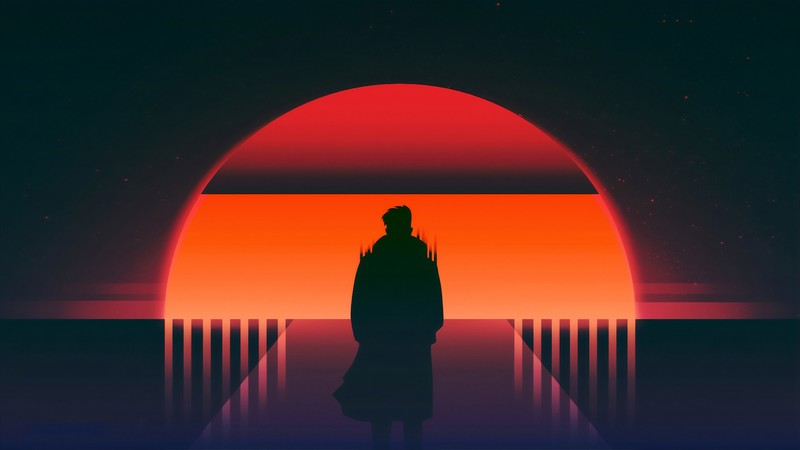 artist, artwork, digital art, hd, 4k, silhouette