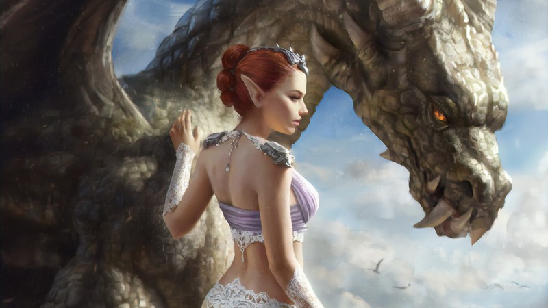 legend of the cryptids, games, hd, dragon, queen, artstation