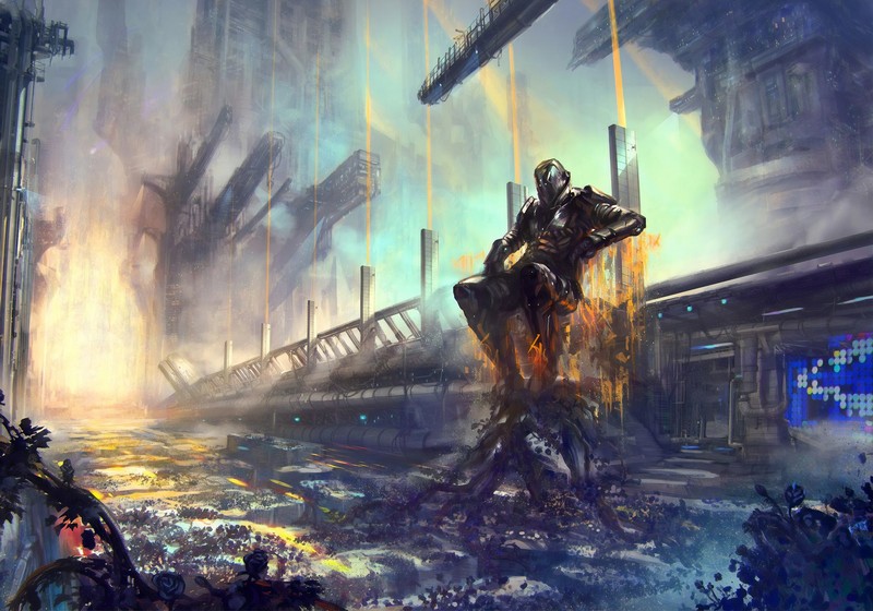 cyberpunk, artist, artwork, digital art, hd, 4k, scifi, deviantart
