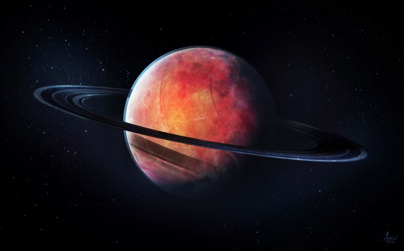 planet, artist, artwork, digital art, hd, 4k
