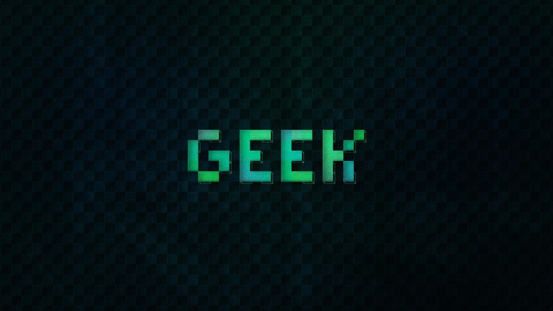 geek, typography, hd, 4k