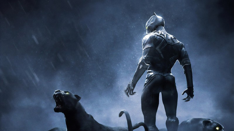 black panther, hd, 4k, superheroes, artwork, artstation