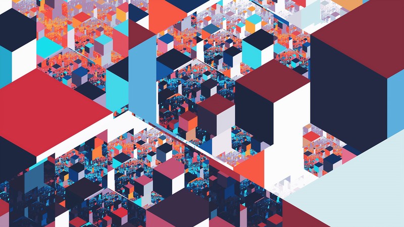 abstract, cubes, hd, 4k, digital art, artist, artwork, deviantart