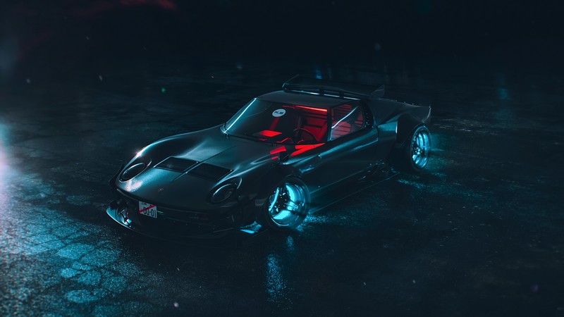 lamborghini, cars, artwork, artist, digital art, hd, 4k, artstation