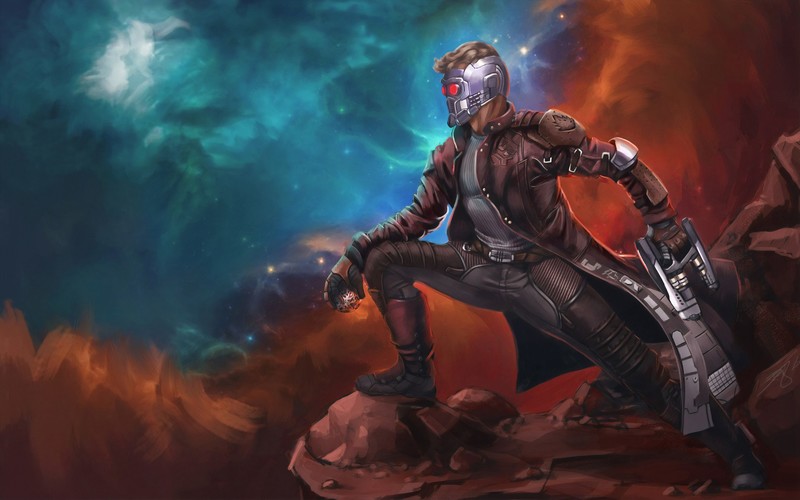 star lord, hd, 4k, superheroes, artwork, digital art